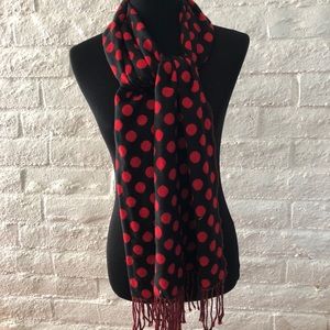 red circles scarf super fashion